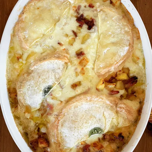 Tartiflette géante au reblochon préparé par Au Cœur de la Malice